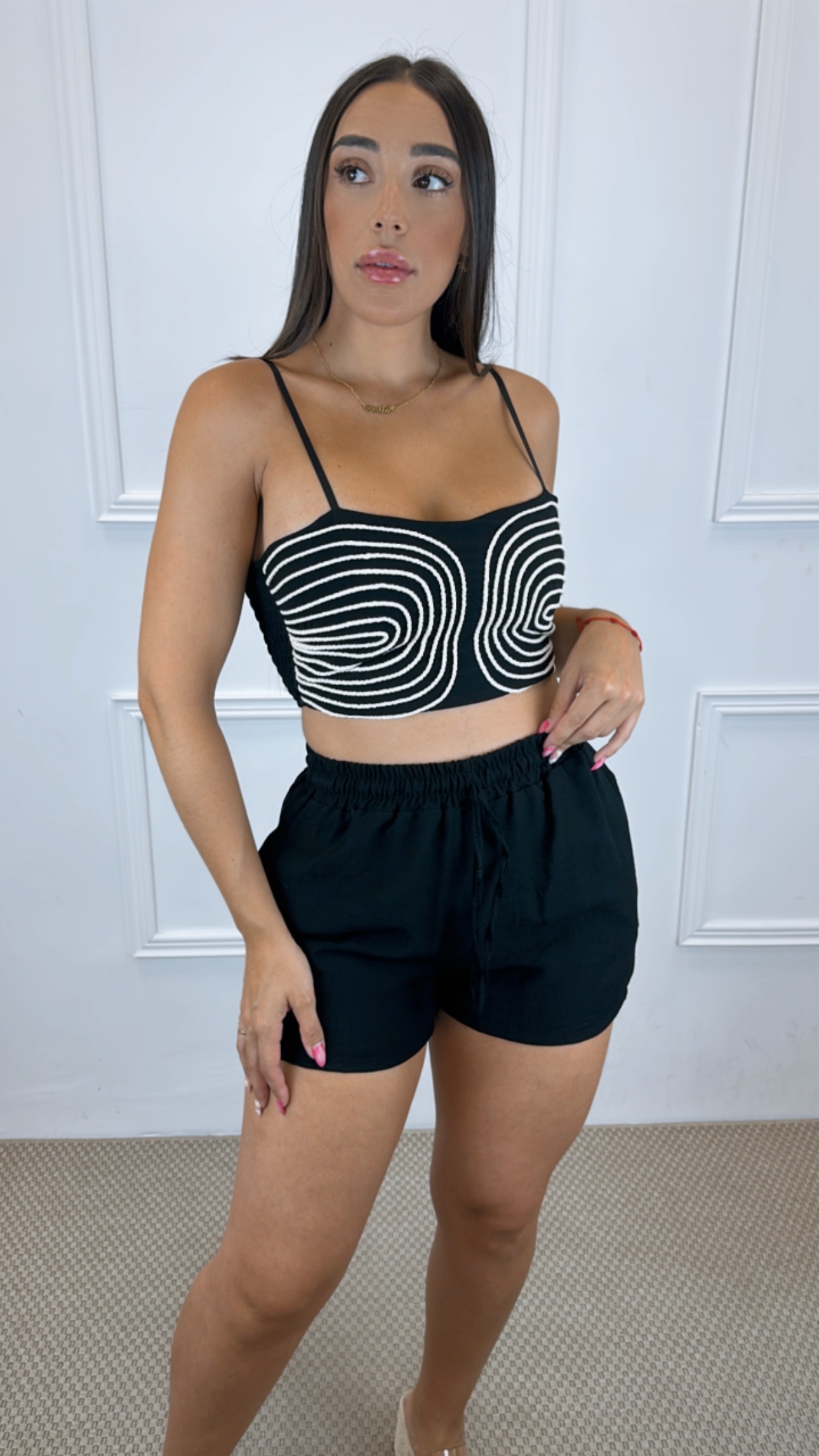 Conjunto lino corto