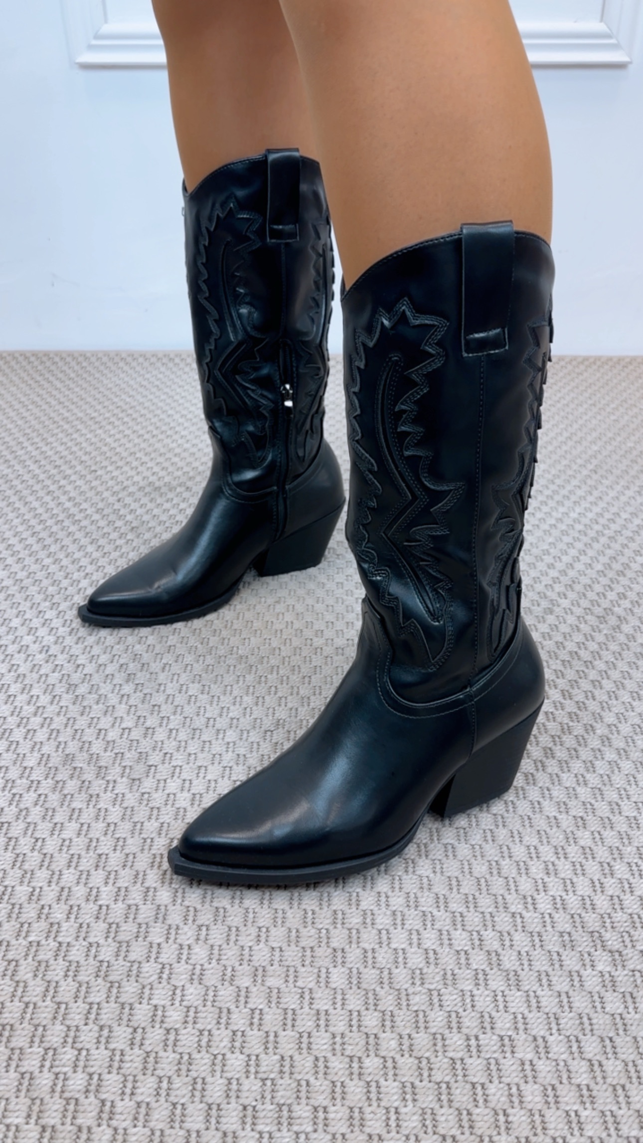 Bota cowboy polipiel