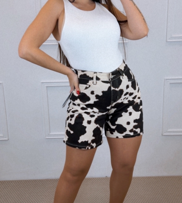 Short estampado vaca New
