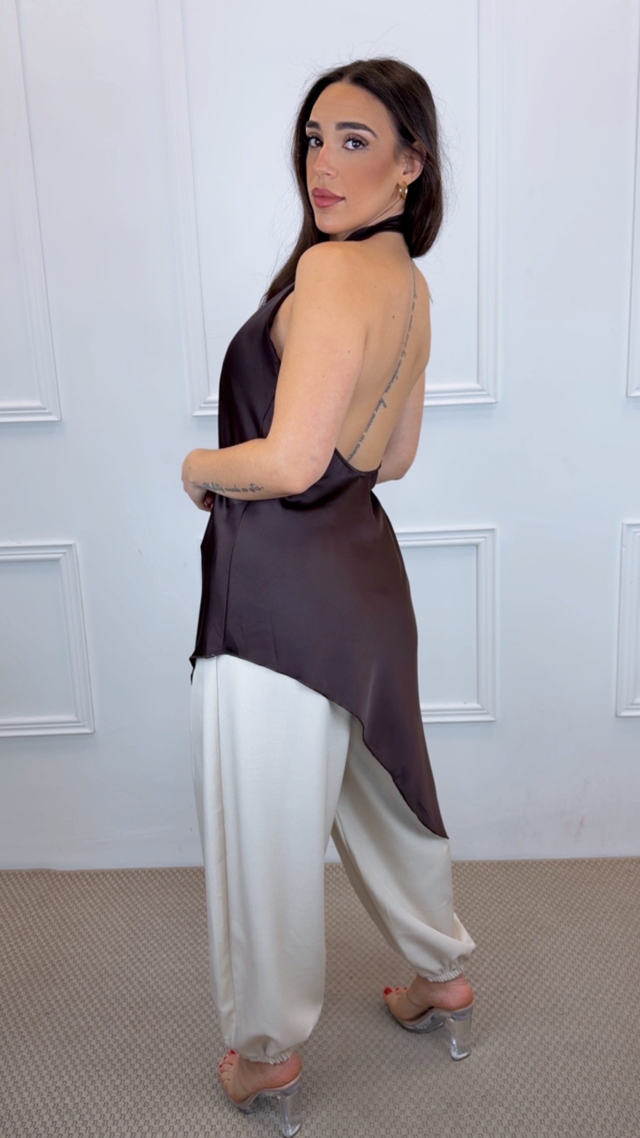 Blusa halter espalda descubierta - Imagen 2